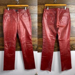 Genuine Leather Pants Winlit Size 10